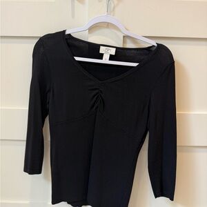 LOFT Black Women's Top S